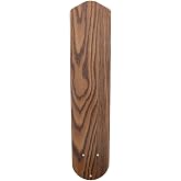 SEWOART Ceiling Fan Blade Replacement 52-inch Walnut Wood Grain Plastic Fan Part Spare Accessory for Living Room Bedroom