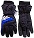 N'Ice Caps Kids Thinsulate and Waterproof Colorblocked Ski Gloves (10-12yrs, black/royal/charcoal grey)