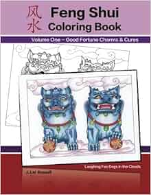 Feng Shui Coloring Book Good Fortune Charms Amp Cures
