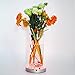 LED Light Base for Glass Art - 6 Inch RGB 16 Colors LED Vase Base with Remote Control for 3D Display | Rechargeable Battery Operated LED Light Wedding Centerpieces Pedestal for Glass Art Figurines