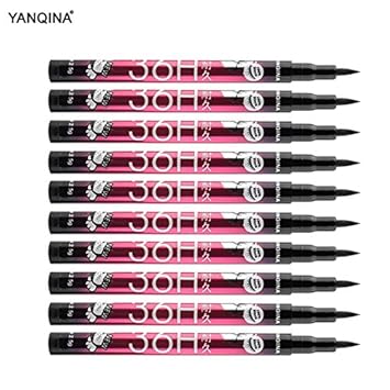 YANQINA 36H Black Waterproof Liquid Eyeliner Make Up Beauty Comestics Long-lasting Eye Liner Pencil Makeup Tools for eyeshadow- Any two Colors