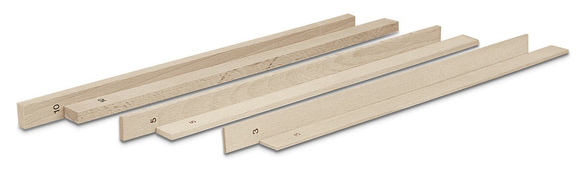 Staedter Rolling Out Sticks, Beige, 6-Piece