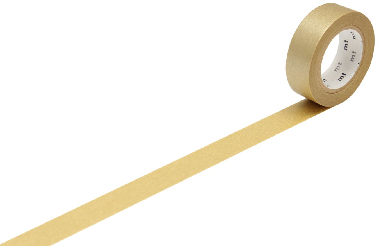 mt Washi Masking Tape Roll - Gold