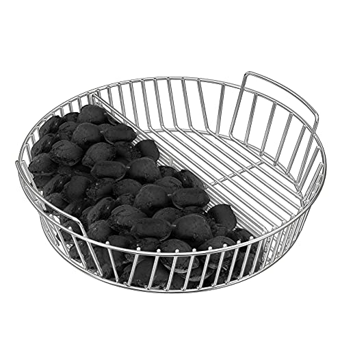 only fire Stainless Steel Charcoal Ash Basket Charcoal Briquet Holder
