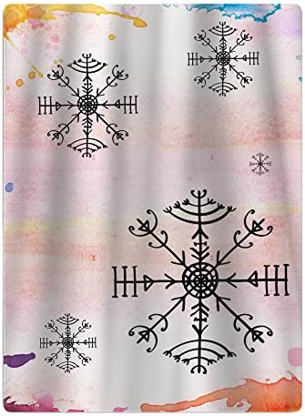 Veldismagn Icelandic Rune Protection Symbol Beach Towels Cool Towel