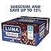 LUNA PROTEIN – Gluten Free Protein Bar – Chocolate Chip Cookie Dough – (1.59 Ounce Snack Bar, 12 Count)thumb 1