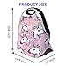 SeBeLi Neoprene Lunch Tote Bag - Insulated Waterproof Zipper for Picnic Women, Adults, Kids, Girls, Boys (Unicorn)