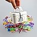 Sewing Clips,Quilting Supplies Pack of 119 Multipurpose Plastic Clips with Tin Box for Crafting,Crochet and Knitting,All Purpose Multicolor Clips for Quilt Binding,Paper,Blinder
