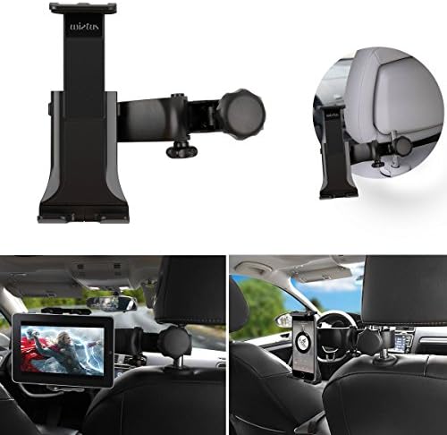 Car ipad holder,Wietus Car ipad Mount Holder with 360°Adjustable Rotating Car Back Seat for Tablets,iPad,Galaxy Tab, ebook,Samsung Galaxy iphone and the devices and tablet between 3.5 ~10 inches