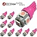 10x T10 194 168 2825 Super Bright Pink LED Bulb for Car Interior Dome Map Door Courtesy License Plate Lights