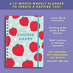 2023 Choose Happy Planner: 17-Month Weekly