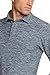Men's Dry Fit Long Sleeve Polo Golf Shirt, Moisture Wicking and UV Protection