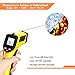 Dr.meter IR-10 Non-Contact Digital Laser Infrared Thermometer -58℉-716℉(50℃-380℃), Yellow and Black
