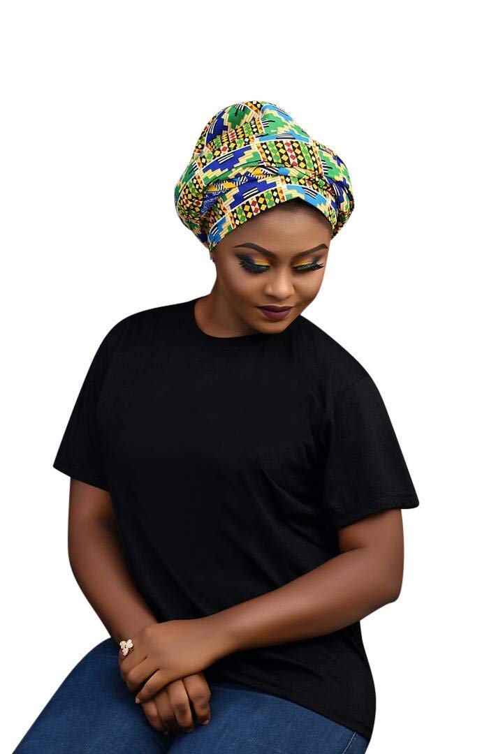 african dresses with matching head wraps