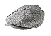 Peaky Blinders Men's 8 Piece 'Newsboy' Style Flat Cap Wool X Large (61Cm) Black Humbug