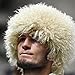 Handmade Khabib Nurmagomedov Hat Papakha Caucasus Real Sheep Fur Hat MMA UFC Fighter ( Small size) 21.2-22.4 inch around the head