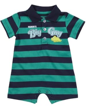 Carter's Green Stripe Romper 3 Months