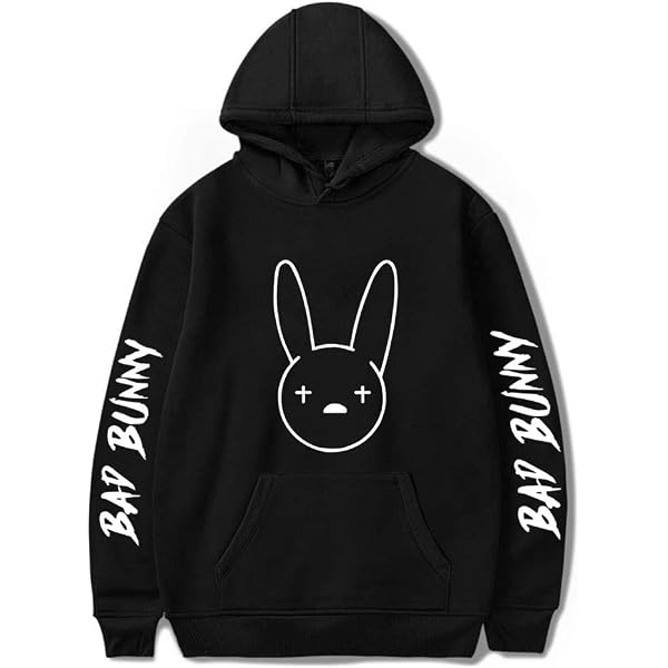 Amazon.com: Stuput Bunny Unisex Women/Men Hoodie Bad Rabbit Sweatshirts  Pullover Casual Clothes Fashion Black Hip Hop Harajuku Novelty Hooded  Sweater : Clothing, Shoes u0026 Jewelry