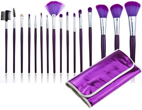 Make Up Brushes,Vastaint Best Professional Makeup Brushes Set Cosmetic Foundation Make up Kit Beauty Blending for Powder Cream Bronzer Concealer Contour Brush And More (Purple)