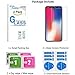 KATIN iPhone X Screen Protector - [2-Pack] For Apple iPhone X / iPhone 10 Tempered Glass Screen Protector [3D Touch][Case Friendly] with Lifetime Replacement Warranty