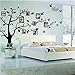 Large Family Tree Wall Decal. Peel & Stick Vinyl Sheet, Easy to Install & Apply History Decor Mural for Home, Bedroom Stencil Decoration. DIY Photo Gallery Frame Decor Sticker