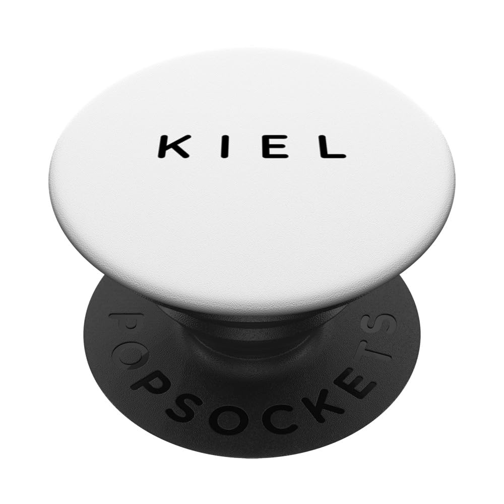 Kiel Souvenirs / Kiel German Holiday Town Modern Font Design PopSockets Swappable PopGrip