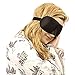 Contoured Sleep Mask Allowing Blindfold Eye To Hibernate And Prevent Insomnia - Earplugs & Carry Pouch Travel Accessory Included