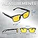 Blu Blck's Blue Light Reducing Glasses Black Frame 15 Grams (Weight) 1 Unit