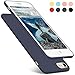DTTO Case for iPhone 7 and iPhone 8, 4.7inch, [Romance Series] Liquid Silicone Gel Rubber Shock-Absorption Bumper Cover, Anti-Scratch Back, Midnight Blue