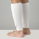 Blitz Elastic Shin Pads Black Small - Padded Slip On Martial Arts view 5