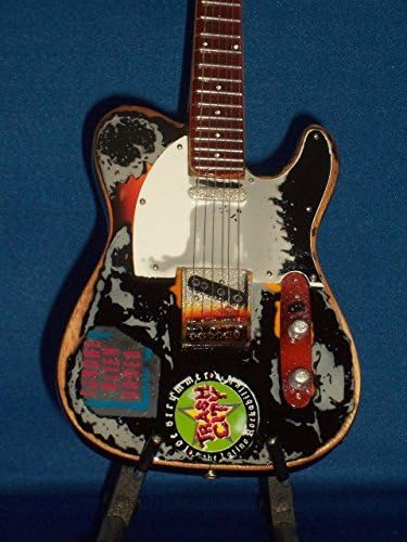 Mini Guitar THE CLASH JOE STRUMMER Trash City by Little Guitar Shop