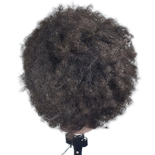 image for ErSiMan Afro Professional Female Cosmetology Mannequin Head with 100% 