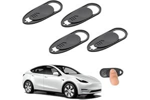 [4PCS] TUCANA Car Camera Slide Cover Compatible with Tesla Model 3 / Y, Privacy Cover Switchable Webcam Sticker Blocker