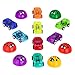 16 PCs Filled Easter Eggs with Toy Cars, 3.15in Colorful Easter Eggs Prefilled with Various Pull Back Vehicles and Cute Ladybirds