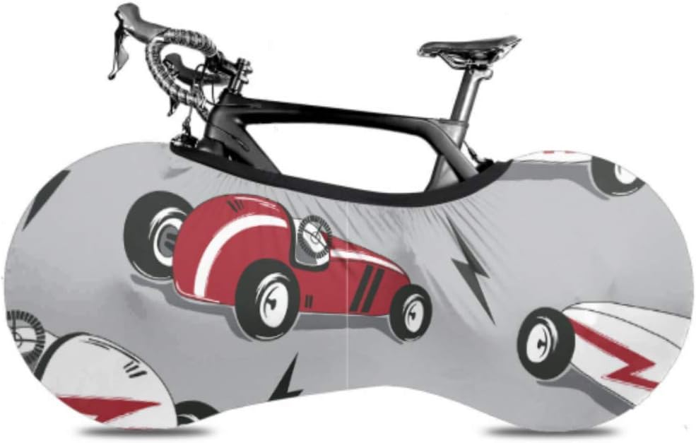 Danexwi Speed Sport Racing Cars Repeated Covered Bike Sport Bike Cover Dirt Bike