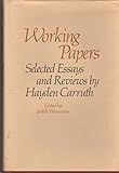 Working Papers: Selected Reviews and Essays