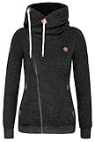 DJT Womens Full Zip-up Hoodie Sweatshirt Top