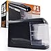 Electric Pencil Sharpener (2017 Model) Automatic Battery Operated - for Home or the Classroom - Heavy Duty Industrial Strength - Works on Colored Pencils