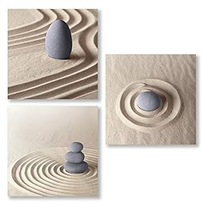 3 Panel Stones in The Sand Pictures Home...