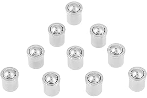 ZERONE Ball Plunger, 10pcs 304 Stainless Steel Accurate Positioning Push Fit Ball Spring Plunger 5mm x 6mm Body Ball Plunger Set for Mechanical Devices, Clamps
