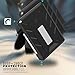 Poetic Revolution iPad Pro 12.9 Rugged Case Cover with Hybrid Heavy Duty Protection and Built-in Screen Protector and Kickstand for Apple iPad Pro 12.9 (1st Gen 2015) Black