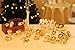 Sea Team 23-Pack Assorted Shatterproof Christmas Ball Ornaments Set Decorative Baubles Pendants with Premium Gift Wrapping Ribbon for Xmas Tree (Gold)