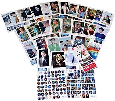 KingYang KPOP TWICE GOT7 NINE-PER BLACKP STRAY KIDS EXO postcard with lomo cards (EXO-THE WAR)