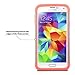 ULAK Galaxy S5 Case, Knox Armor Slim Hybrid Shockproof Silicone Rugged Hard Plastic Case Protective Cover Shell for Samsung Galaxy S5 S V I9600 (5.1