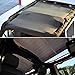 Jeep Wrangler Mesh Shade Top Cover Provides UV Protection 2007-2017 4-Door JKU Jeep JK Roof Sun-shade Mesh Shade for Jeep Wrangler with 15 years Warranty