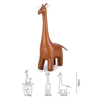 Amazon Com Lacitena Cute Animal Leather Home Decor Giraffe Living