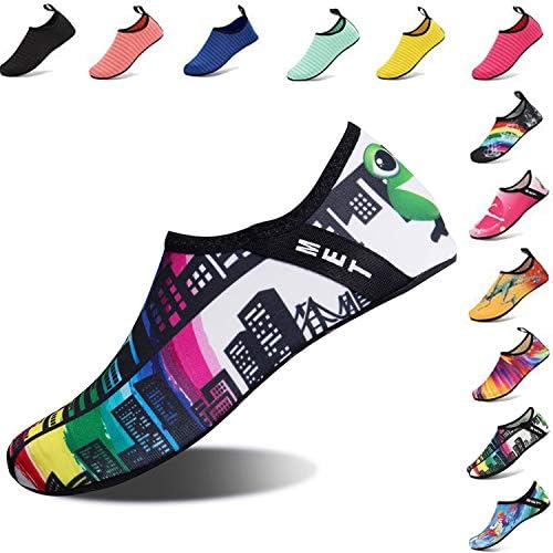 Water Shoes Womens Mens Beach Swim Barefoot Skin Socks for Aque Pool Exercise Surf Sport Quick-Dry Unisex