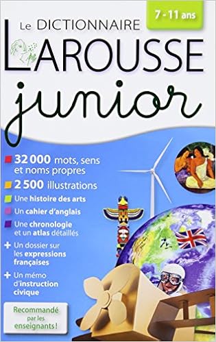 Larousse Junior 7 11 Ans Dictoinnaire De Francais Monolingual French Dictionary For Children French Edition La Lf Junior Larousse Staff 9782035917324 Amazon Com Books