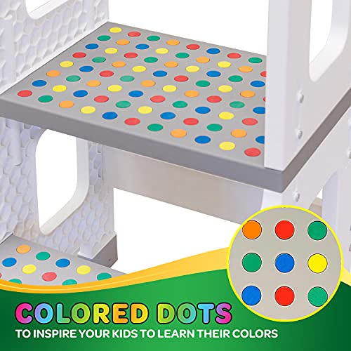 Crayola Edition 2 in 1 Kitchen Buddy Learning Tower, Kitchen Step