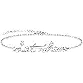 Motivational Bracelet for Women - 925 Sterling Silver Dainty Inspirational Bracelets for Friend Adjustable Inspiration Gift Jewelry Motivation Bracelet for Birthday